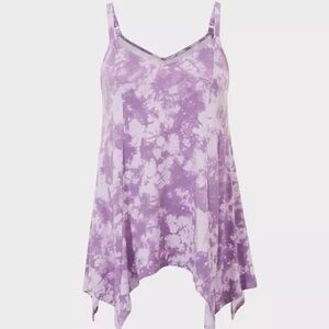 Torrid Purple Tie-Dye Tank